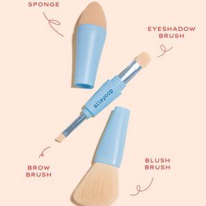 Alleyoop Multi -tasker 4 in 1 Makeup Brush